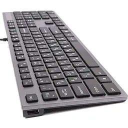 Клавіатура дротова A4Tech KV-300H USB Grey - мініатюра 3