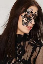 Маска на обличчя Bijoux Indiscrets Sybille Mask з клейовим кріпленням - мініатюра 4