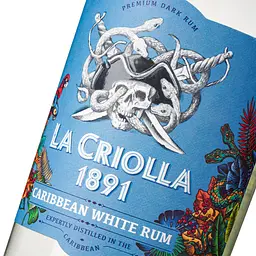 Ром Bardinet La Criolla 1891 Caribbean White 40% 0.7 л - мініатюра 5