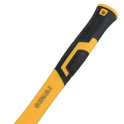 Киянка гумова Sigma 225 г фібергласова рукоятка. біла (4317281) - мініатюра 3