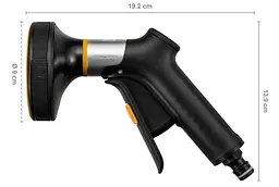 Пістолет-розпилювач Fiskars FiberComp Multi, переднє керування (1067195) - мініатюра 3
