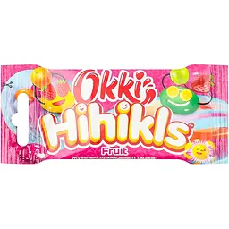 Жувальні драже Okki Hihikls Fruit асорті смаків 25 г
