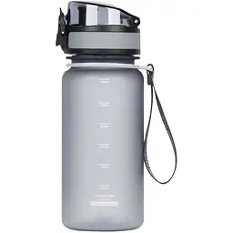 Пляшка для води UZspace Colorful Frosted 350 мл сіра (3034) - мініатюра 2
