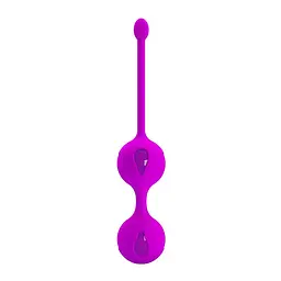 Вагінальні кульки Pretty Love Kegel Tighten Up II, 16.3 см, фіолетовий - мініатюра 4