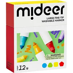Набір маркерів Mideer 12 кольорів (MD1549)