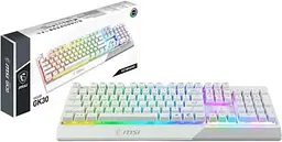 Клавіатура MSI Vigor GK30 USB White (S11-04UA301-CLA) - мініатюра 10