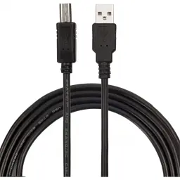 Кабель для принтера USB 2.0 AM/BM 1.5m black ProfCable (ProfCable12-150) - мініатюра 3