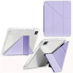 Обкладинка BeCover Ultra Slim Origami Transparent з кріпленням Apple iPad Pro 11" M4 2024 Purple (711692) - мініатюра 3