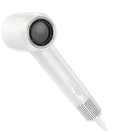 Фен для волосся Hoco HP10 with digital display (1600W) White - мініатюра 3