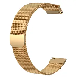 Металевий ремінець Watchbands Milanese Loop для Samsung Galaxy Watch Active - золотий (WB0012MILANSEGOLDA) - мініатюра 2