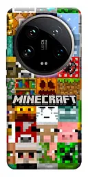 Чохол Demsky Minecraft collage для Xiaomi 14 Ultra