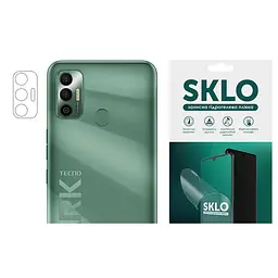 Захисна гідрогелева плівка SKLO (на камеру) 4шт. для TECNO Camon 18 / 18P