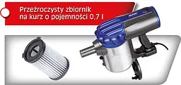 Вертикальний пилосос MPM MOD-34 - мініатюра 6
