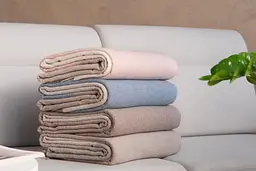 Плед Ardesto Leonardo Moon 140x200 см 5% кашемір 40% вовна 35% акрил 20% п/е сірий pbe0050442 - мініатюра 4