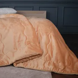 Ковдра-плед антиалергенна літо MirSon Plush Summer Beige 200х220 см бежева (2200010676464) - мініатюра 9