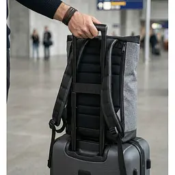 Рюкзак для ноутбука Vinga 15.6" NBP815 Roll Top (NBP815BK) - мініатюра 11