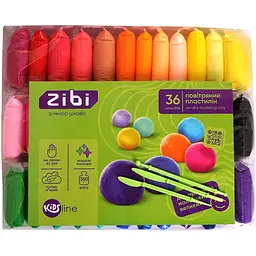 Набір повітряного пластиліну для ліплення ZiBi Kids Line 36 шт. (ZB.6298)
