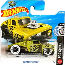 Базова машинка Hot Wheels HW Rod Squad Erikenstein Rod жовта (5785) JJL10-N521   