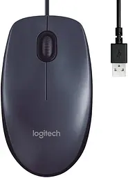 Мишка Logitech B100 HC дротова юсб - мініатюра 5