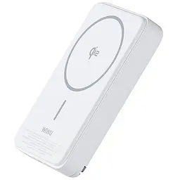 Портативний ЗП Power Bank WIWU Wi-P031 Magnetic з БЗП Qi2 30W 10000 mAh White - мініатюра 5