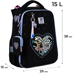 Рюкзак Kite Education каркасний 531 Love is (K25-531M-2) - мініатюра 3