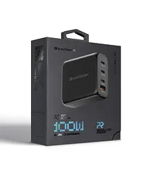 Мережевий зарядний пристрій ArmorStandart Resolute Power ARP-131 100W GaN Black (ARM70024) - мініатюра 4