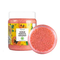 Скраб для обличчя та тіла Top Beauty Papaya Coconut з ароматом папаї та кокосовим маслом 250 мл