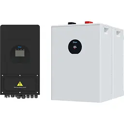 Система зберігання енергії Deye SUN-6K-SG03 Black 6kW + 2 АКБ SE-F12-C 23.6kWh (51.2V/230Ah/11800Wh) [159270]