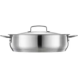 Сотейник Fiskars All Steel глибокий матовий 28 см (1064749) - мініатюра 2