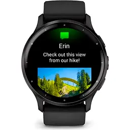 Смарт-годинник Garmin Venu 3 Slate Stainless Steel Bezel with Black Case and Silicone Band [010-02784-01] [104895] - мініатюра 4