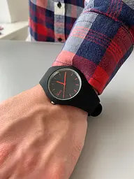Наручний годинник чоловічий Skmei Rubber Black II 9068 Чорний (486) - мініатюра 7