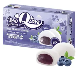 Моті QLove Wild Blueberry Mini Mochi 80г - мініатюра 3
