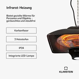 Інфрачервоний обігрівач Blumfeldt Heat Square 15 м² (10032565) - мініатюра 5