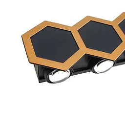 Підсвітка Brille фасадна LED 6W WW IP54 BK/G (AL-621/6) - мініатюра 3