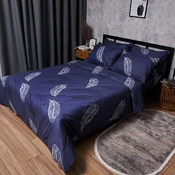 Підковдра Moon&Star Мікросатин Premium Night Feathers Полуторна 143x210 см