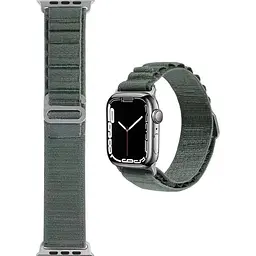 Ремінець WiWU Nylon Band для Apple Watch 38/40/41/42mm Green [161149] - мініатюра 4
