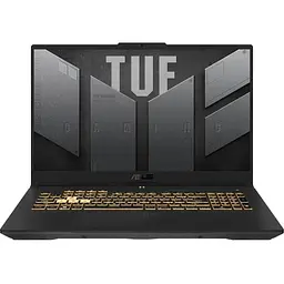 Ноутбук 17" Asus TUF Gaming F17 FX707VJ-HX027 Mecha сірий, 17.3" (1920x1080, IPS, 144 Гц), Intel Core 5 210H (8x1.6-4.8GHz), 16Gb