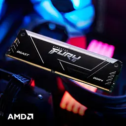 Пам'ять ПК Kingston DDR4 8GB 3200 FURY Beast RGB - мініатюра 6