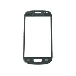 Скло корпусу для Samsung I8190 Galaxy S3 mini чорний - мініатюра 2