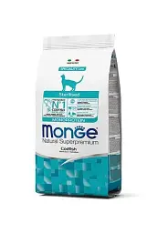 Сухий корм для дорослих стерилізованих котів Monge Cat Sterilised з тріскою 1.5 кг