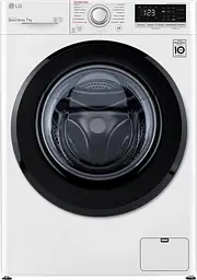 Стиральная машина LG с фронтальной загрузкой F2V3HS6W, 7кг, 1200, A+++, Пар, глубина 45см, Дисплей, Инвертор, Белый (F2V3HS6W) - миниатюра 2