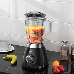 Блендер Hoco HE33 Electric Retro Juicer 500W (1.5L) Black - мініатюра 4