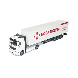 Автомодель Technopark Фура Нова пошта, білий (SB-15-12) - мініатюра 2