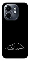 TPU чохол Demsky Lazy cat для Infinix Smart 9 4G / Hot 50i