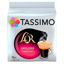 Кава в капсулах L`or Tassimo Cafe long intense 16 шт