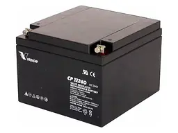 Акумулятор для ДБЖ Vision 12V 24Ah (CP12240E-X)