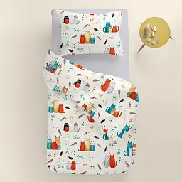Дитяча постільна білизна Cosas COLOR CATS CS1 110х140см (ColorCats_52Grey_140) - мініатюра 2