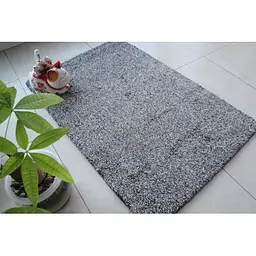 Килимок придверний, вологовбираючий, сірий, 70×46 см, антиковзний, м’який