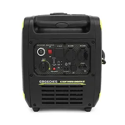 Генератор інверторний БЕНЗИНОВИЙ GENPOWER GBG 60IES 4.8kW (6kVA), однофазний, 230V, 50Hz, DC12V. об'єм 15.0л. витрата 0,374Lt/kWt.стартер (без АКБ), 465*445*505mm. 30кг. - мініатюра 2