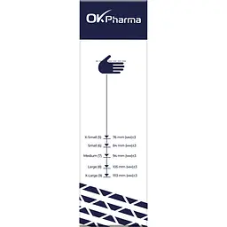 Уцінка. Рукавички OK Pharma нітрилові розмір M 100 шт.  - мініатюра 3